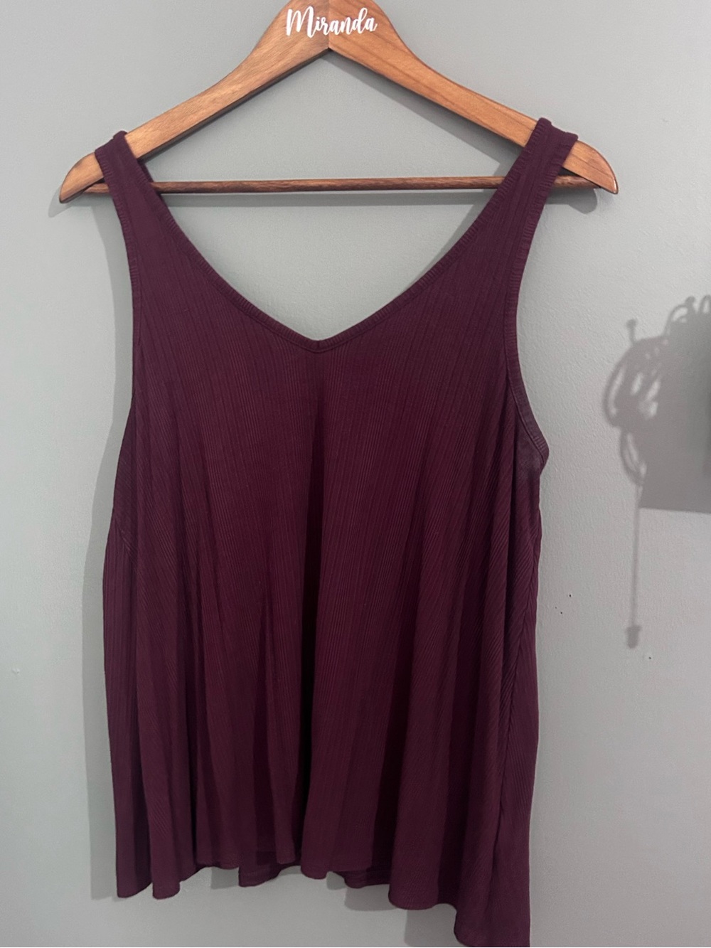 Luxe Ribbed V-Neck Tank
